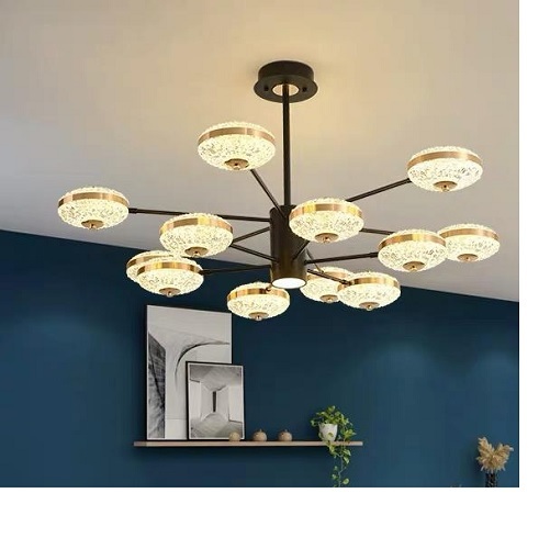 BY 12 LED CHANDELIER QUALITY DESIGNED LIGHT- FOR INDOOR USE (CILIP) - deluxe.com.ng