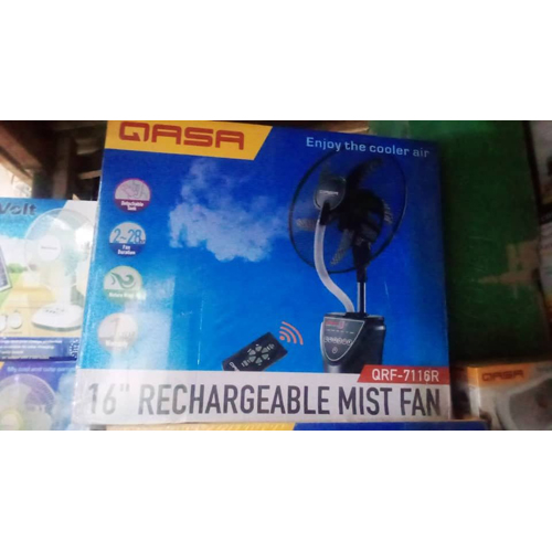 QASA 16 RECHARGEABLE FAN QRF-7116R QASA 16 RECHARGEABLE FAN QRF-7116R