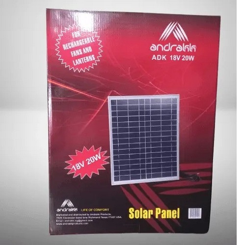 Andrakk SOLAR PANEL ADK18V20W - deluxe.com.ng