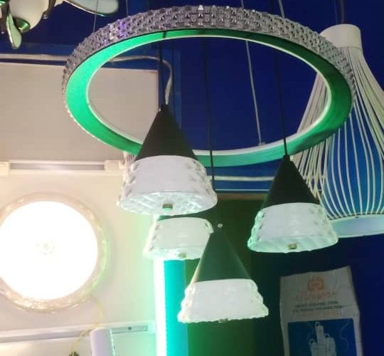 4 IN 1 LED CHANDELIER QUALITY DESIGNED LIGHT WITH BULB - FOR INDOOR USE (CLV) - deluxe.com.ng