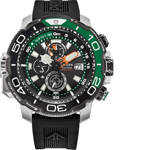 CITIZEN BJ2168-01E PROMASTER MARINE MEN’S ECO DRIVE SILICON WATCH - deluxe.com.ng