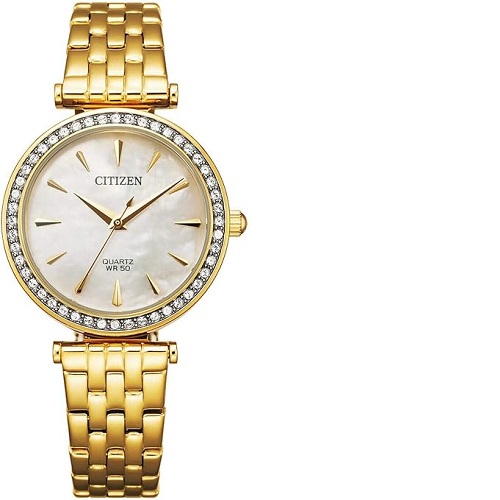 CITIZEN ER0216-59D WOMEN’S TWO TONE BRACELET ELEGANT WATCH - deluxe.com.ng