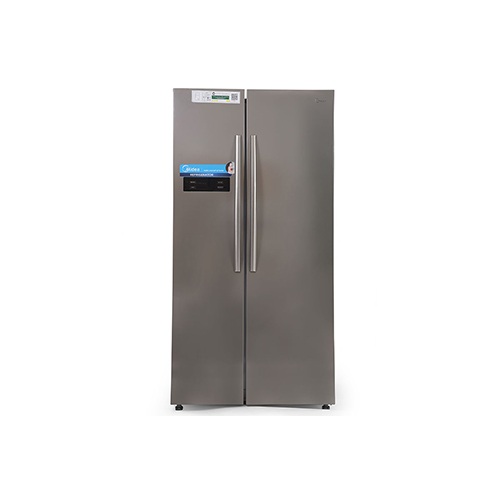 Midea 510L Side by Side Refrigerator With Handle (Silver) | HC-689WEN  deluxe.com.ng