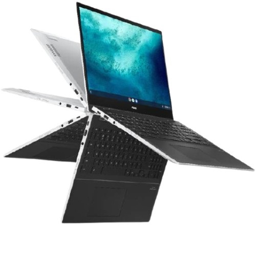 ASUS C536EA-BI3T3 – 2-in-1 15.6″ Touch-Screen Chromebook – Intel Core 11th Gen i3 – 8GB Memory – 128GB SSD – Matte White (PW) - deluxe.com.ng