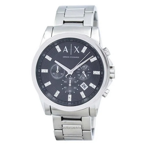 Armani Exchange AX2092 Men’s Stainless Steel Chronograph Watch - deluxe.com.ng
