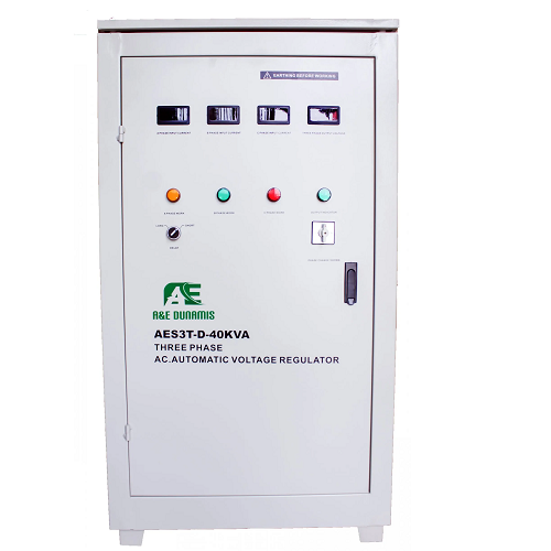 A&E DUNAMIS 40KVA 3 phase Servo Voltage Stabilizer (240V-456V) - deluxe.com.ng