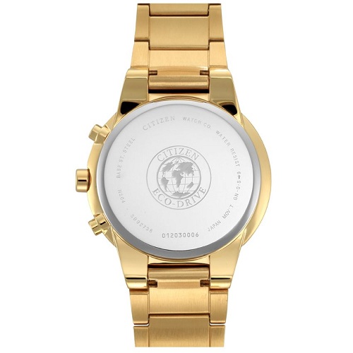 CITIZEN AT2242-55E MEN’S AXIOM ECO-DRIVE CHRONOGRAPH GOLD WATCH- deluxe.com.ng