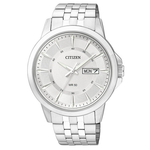 CITIZEN BF2011-51A MEN’S SILVER DIAL SILVER BRACELET QUARTZ DRESS WATCH - deluxe.com.ng