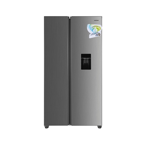 BRUHM 521 LITRES BLACK GLASS DOOR SIDE BY SIDE REFRIGERATOR | BFX-529ENG BRUHM 521 LITRES BLACK GLASS DOOR SIDE BY SIDE REFRIGERATOR | BFX-529ENG - deluxe.com.ng