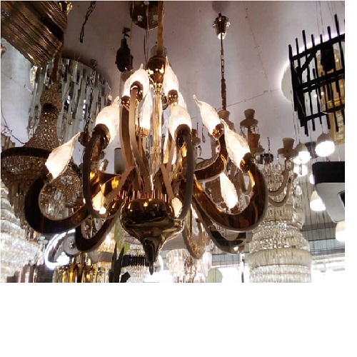 BY 12 LED CONE CHANDELIER QUALITY DESIGNED LIGHT - FOR INDOOR USE (BEHIC)  - deluxe.com.ng