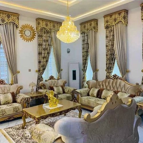 DELUXE LUXURY EXQUISITE CURTAIN 58 (Price stated is Starting Price,State Dimension needed) - Deluxe.com.ng