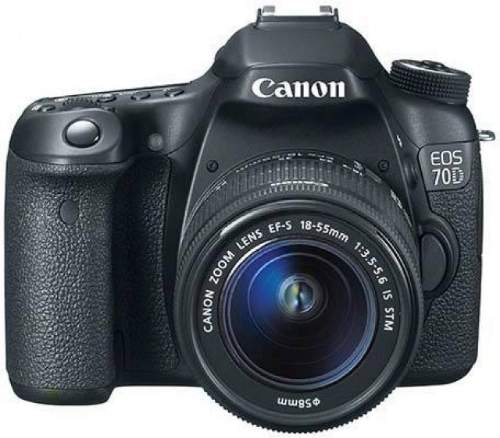 Canon Professional Digital SLR Camera EOS 70D with 18-55mm Lens (DAME) - Deluxe.com.ng