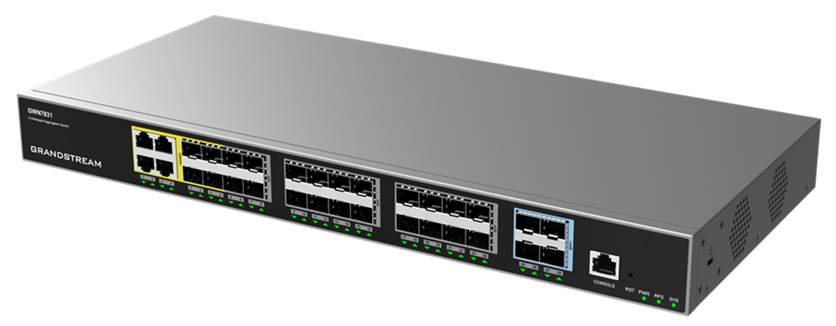 Grandstream GWN7831 28Ports Layer 3 Aggregation Managed Switch 