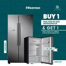 Hisense 76WSN 564L Side by Side Refrigerator - deluxe.com.ng