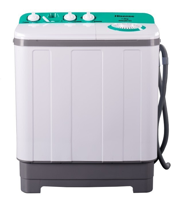 Hisense WM753-WSQB 7.5KG Top Load Twin Tub Washing Machine - deluxe.com.ng