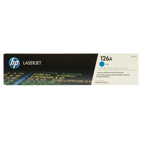 HP 126A Cyan Original LaserJet Toner Cartridge(CE311A) HP 126A Cyan Original LaserJet Toner Cartridge(CE311A) - deluxe.com.ng