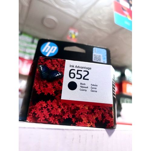 HP 652 Black Original Ink Advantage Cartridge (F6V25AE) - deluxe.com.ng