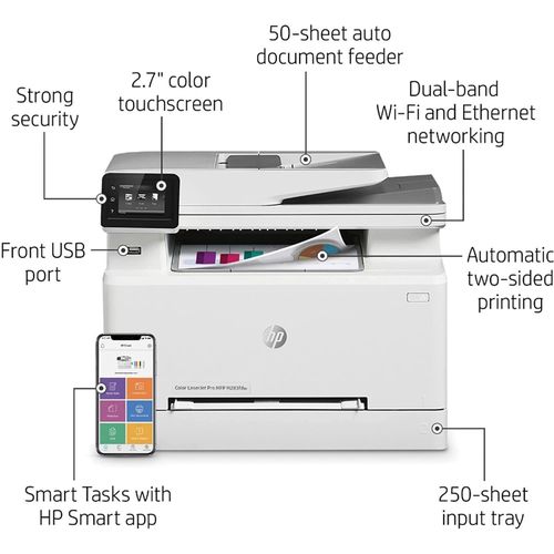 HP Color LaserJet Pro MFP M283fdn printer (7KW74A) - deluxe.com.ng