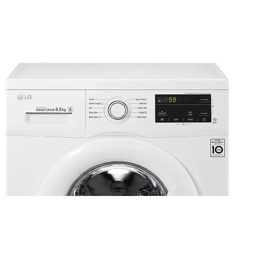 LG 2J3WDNP0 6.5 KG FRONT LOADER WASHING MACHINE|WHITE (DE) - deluxe.com.ng