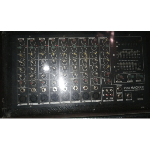 MACKKIE 8 CHANNEL PROFESSIONAL MIXER WITHOUT USB - PMX 8600 - deluxe.com.ng