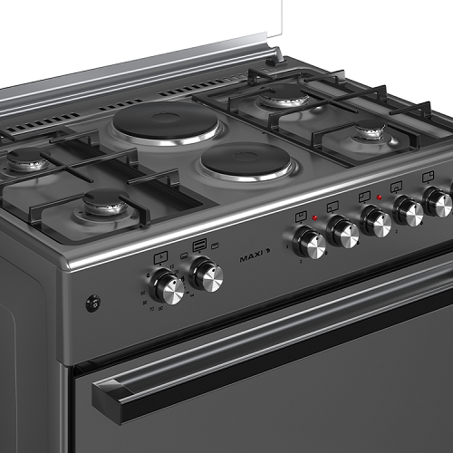 MAXI Gas Cooker Style 60 * 90 TR (4+2) INOX- deluxe.com.ng