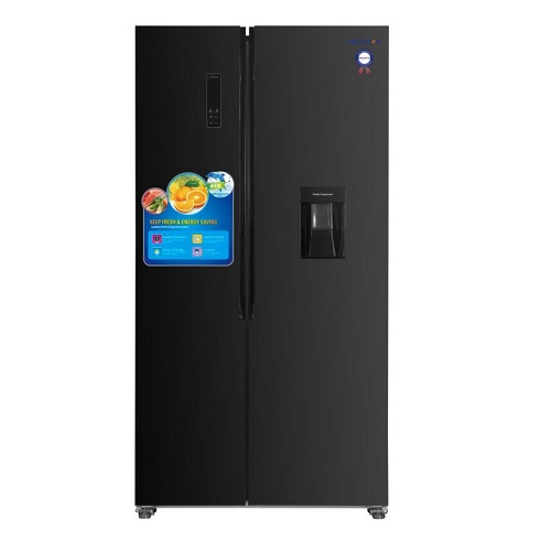 POLYSTAR 500L SIDE BY SIDE INVERTER REFRIGERATOR With Water Dispenser | PV-SBS775WD-INV - deluxe.com.ng