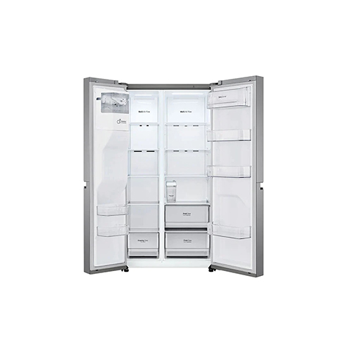 LG Refrigerator | 674 Litres Side by Side Refrigerator Smart Inverter Compressor Smart Diagnosis™ Dispenser - REF 257 SLRS-J - deluxe.com.ng