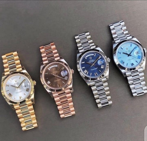 ROLEX GENEVE EXCLUSIVE DESIGNERS WRISTWATCH CHAIN WITH FOUR DIFFERENT COLORS (SAWW) - DELUXE.COM.NG