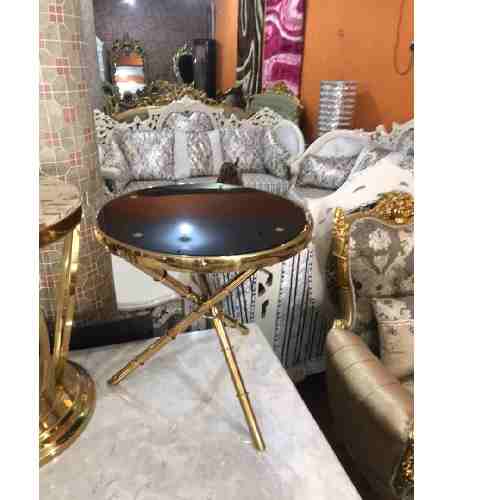 QUALITY DESIGNED ROUND GOLDEN TABLE  (OPIN) - deluxe.com.ng