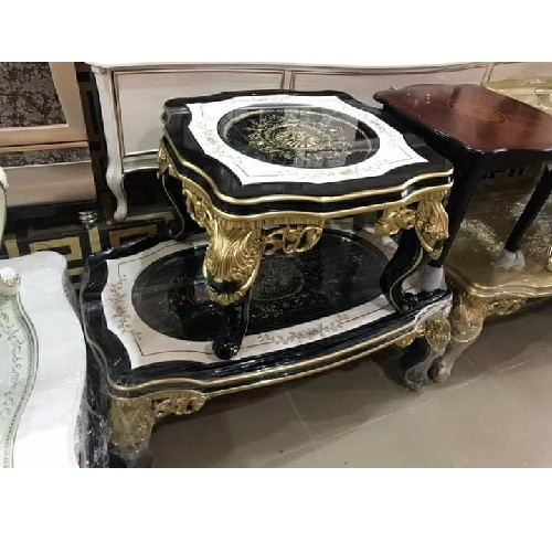 ONE QUALITY MARBLE CENTER TABLES  & 2 SIDE STOOLS - AVAILABLE (SOFU) - deluxe.com.ng