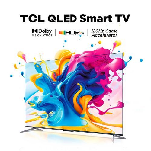 TCL 75 INCH TELEVISION 75C645 QLED 4K UHD SMART TV | GOOGLE TV | DOLBY ATMOS | DTS WITH 3D SOUND - deluxe.com.ng