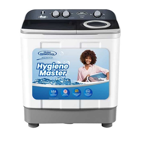 Haier Thermocool  Top Load  Washing Machine TLSA08AD 8KG GREY - deluxe.com.ng