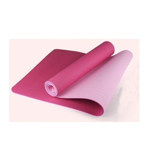 PIVOT FITNESS TPE YOGA MAT 6MM (YM-01PP PURPLE, YM-02GR GREEN, YM-03BL BLUE, YM-04PK PINK, YM-05BK BLACK) - deluxe.com.ng