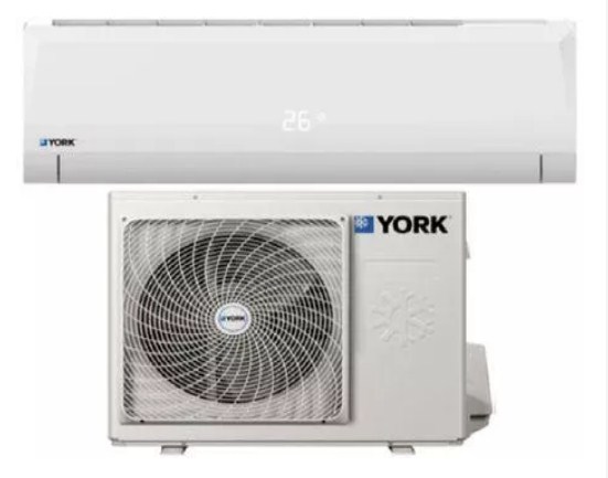 York 1HP Split Air Conditioner  TLCA09FSAAAR  | R22 | 0.75TR | 2.6 KW | 9,000 BTU