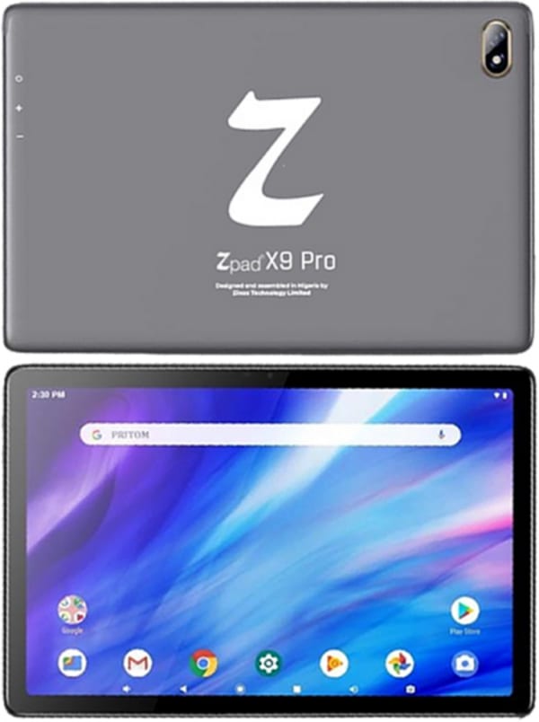 Zinox Zpad X9 Tablet Pro (Grey) – 2gb Ram + 32gb Rom-3500mah-deluxe.com.ng