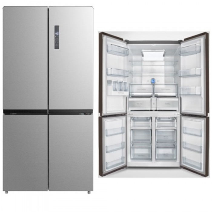 SCANFROST 600L SBS Refrigerators, Frost Free, St. Steel Look Door, Recessed Handle | SFSBS600B - deluxe.com.ng