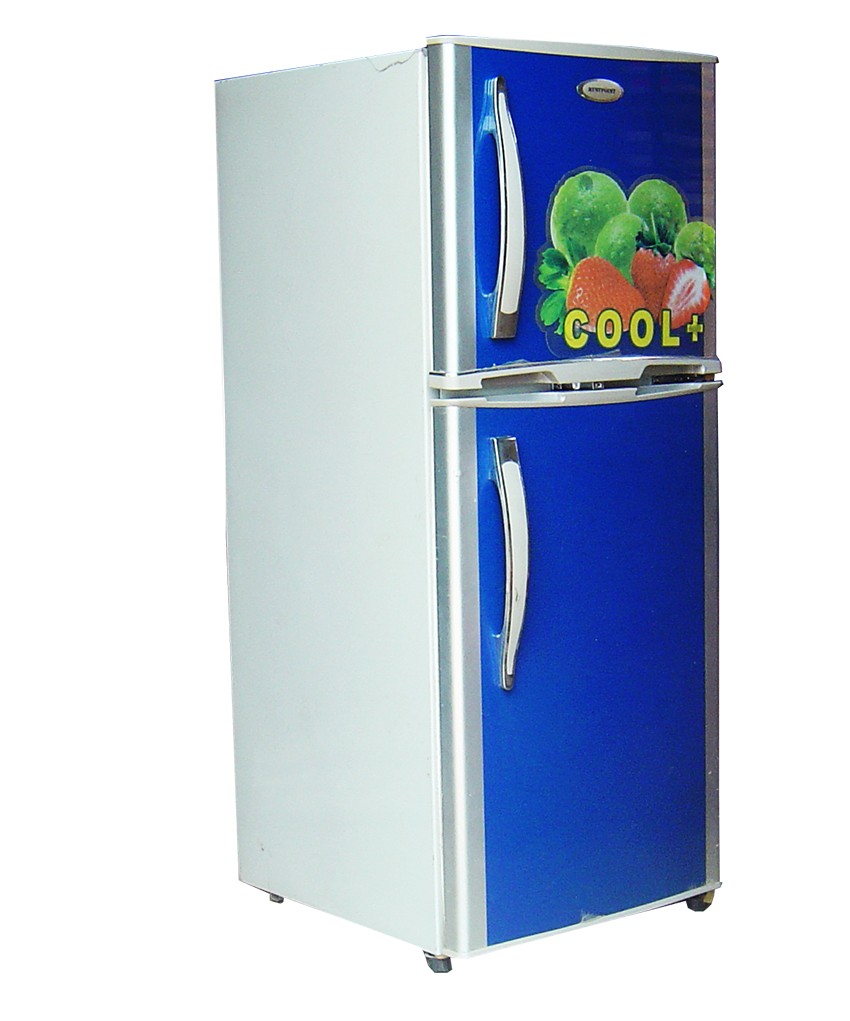 RestPoint Double-Door Upright Refrigerator -  RP-165 Blue Colour - deluxe.com.ng