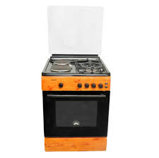 60X60 4 Gas Burners with Gas,Oven,Grill,Burner Ignition Wood finish CK6402NG