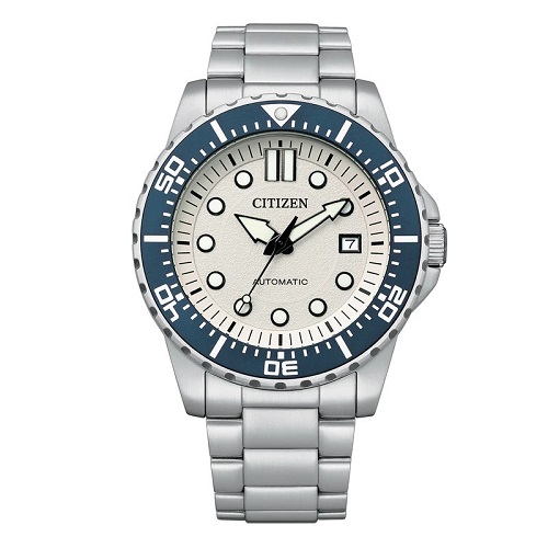 CITIZEN NJ0171-81A MEN’S URBAN MECHANICAL AUTOMATIC WHITE DIAL STAINLESS STEEL SPORTS WATCH - deluxe.com.ng