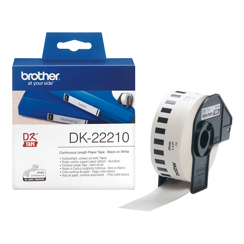 BROTHER DK-22210 29mm X 90mm ROLLS - deluxe.com.ng