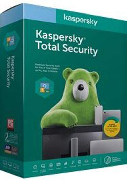 Kaspersky Total Security Africa Edition. 5-Device; 2-Account KPM; 1-Account KSK 1 year Base Download Pack 