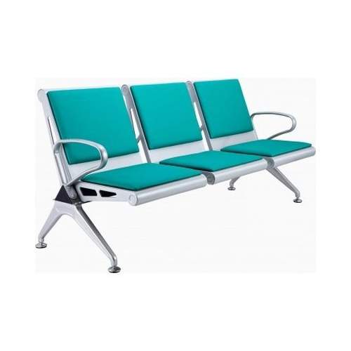 3-Sitter-Stainless-Steel-With-Leather-Cushion-Waiting-Chair - deluxe.com.ng
