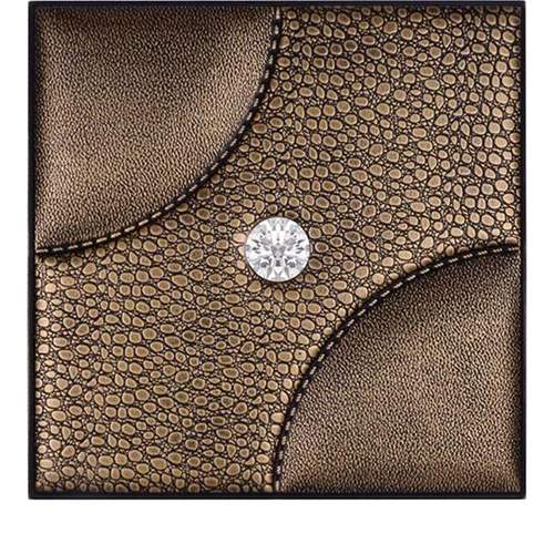 3D BROWN LEATHER WALL PANEL - XK-34 
