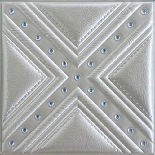 3D BEIGE LEATHER WALL PANEL - XK-71 