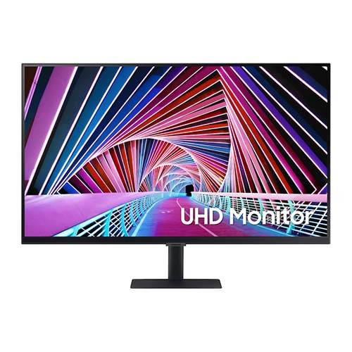 SAMSUNG 32 Inch 4K UHD Monitor with HDR 10 (3840 x 2160 @ 60 Hz), 3 Sided Borderless Design, TUV-Certified Intelligent Eye Care, Display Port /HDMI (LS32A700NWNXZA) (PW)
