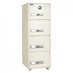 Ultimate 4-drawer fireproof cabinet - Combination Lock - deluxe.com.ng