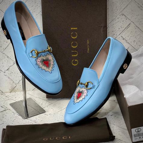 GUCCI LUXURY MEN'S SHOES|BLUE|( AVAILABLE IN ALL SIZES) 287 - deluxe.com.ng