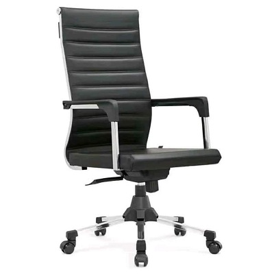 BLACK OFFICE CHAIR WITH HIGH BACK (OFU)