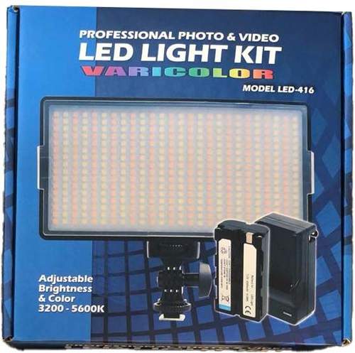 PROFESSIONAL PTOTO & VIDEO LED LIGHT KIT- SML LED KIT 416( DAME) - deluxe.com.ng