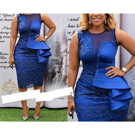 GORGEOUS BLUE GOWN FOR WOMEN (AVAILABLE IN ALL SIZES) 